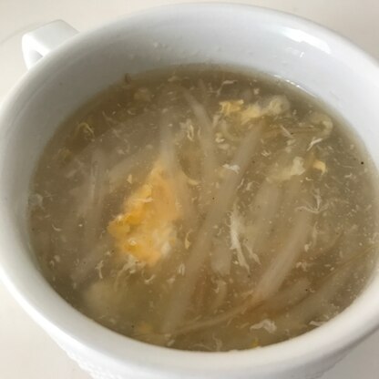 玉子液でスープが濁らず、美味しくできました〜。